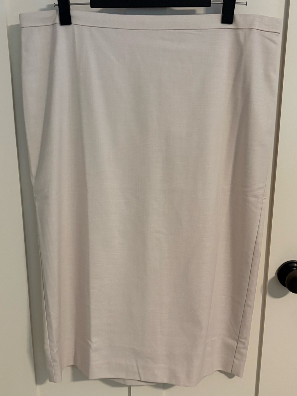 Ann Taylor Cream Pencil Skirt